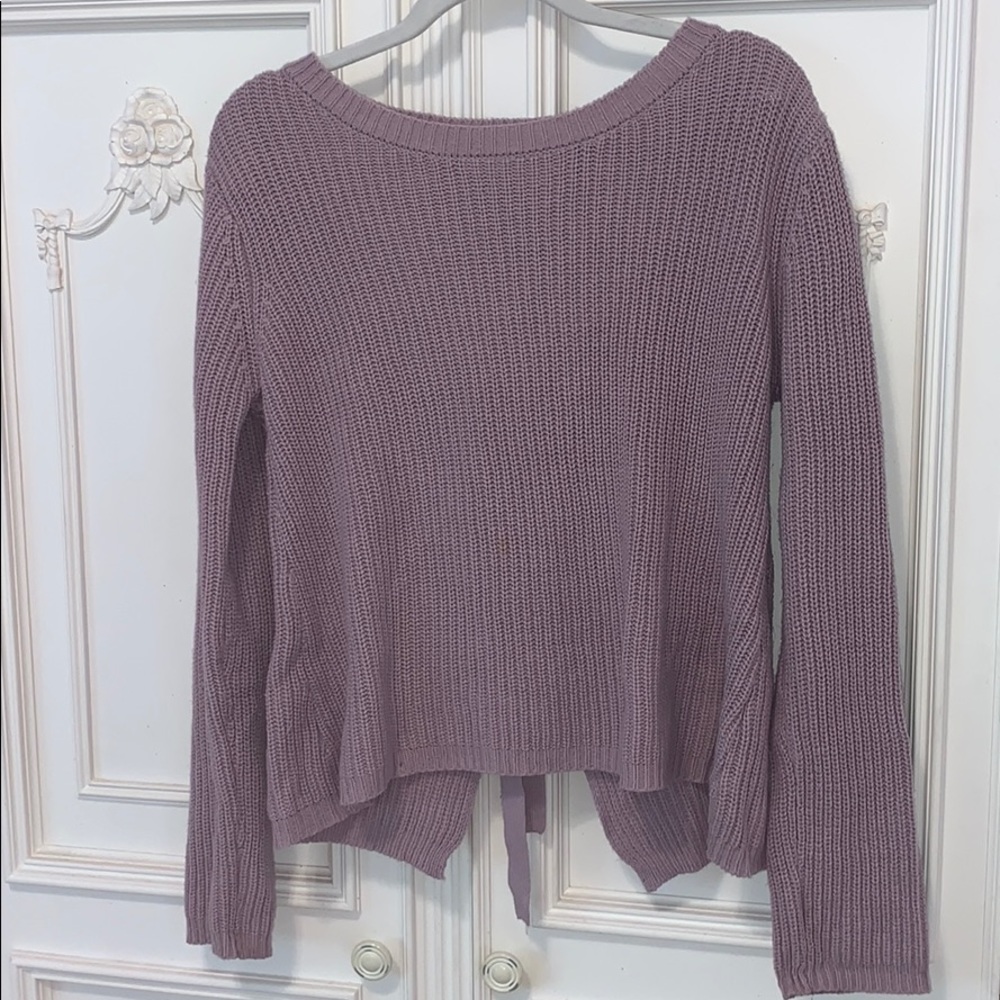 Light violet sweater